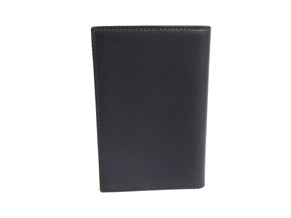 Photo2: Cartier Must de Cartier Dark Gray Leather Card Holder #a569