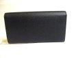 Photo2: BVLGARI Black Leather Logo Clip Bifold Long Wallet #a572 (2)