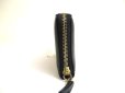 Photo4: GUCCI Interlocking G Black Leather Round Zip Long Wallet #a574