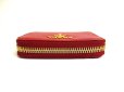 Photo6: PRADA Saffiano Red Leather Coin Case Purse #a577