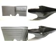 Photo8: PRADA Saffiano Navy Blue Gray Leather Bifold Wallet Compact Wallet #a586