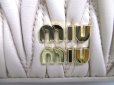 Photo10: miu miu Beige Matelasse Beige Leather Card Case Card Holder #a587