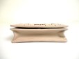 Photo5: miu miu Beige Matelasse Beige Leather Card Case Card Holder #a587