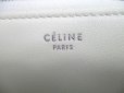 Photo10: CELINE Off White and Purple Leather Silver H/W Round Zip Long Wallet #a597