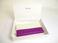 Photo12: CELINE Off White and Purple Leather Silver H/W Round Zip Long Wallet #a597