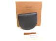 Photo1: LOUIS VUITTON Taiga Black Leather Coin Purse Porto Monnaie Gousset #a600 (1)