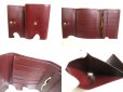 Photo8: Cartier Must de Cartier Bordeaux Leather Trifold Wallet #a601