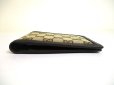 Photo5: GUCCI Green GG Canvas Brown Leather Bifold Wallet Compact Wallet #a602