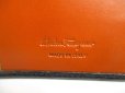 Photo10: Salvatore Ferragamo Black Orange Beige Leather Flap Long Bill Wallet #a605