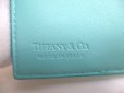 Photo10: Tiffany&Co. Blue White Leather Passport Holder Notebook Holders #s607