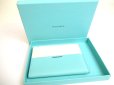 Photo12: Tiffany&Co. Blue White Leather Passport Holder Notebook Holders #s607