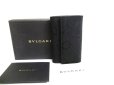 Photo1: BVLGARI Black Logo Canvas Black Leather 6 Pics Key Chain #a609 (1)