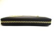 Photo6: FENDI Bugs Metal Black Leather Round Zip Long Wallet #a613