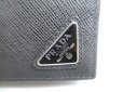 Photo10: PRADA Saffiano Black Leather Coin Case Purse #a614