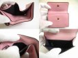 Photo9: FENDI ROMA Pink Leather Trifold Wallet Compact Wallet #a617