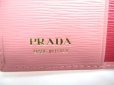 Photo10: PRADA Saffiano Multicolor Pink Leather Bifold Wallet Compact Wallet #a618