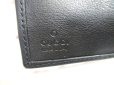 Photo10: GUCCI Double G Black Leather Bifold Wallet Compact Wallet #a630