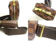 Photo8: LOUIS VUITTON Special Order Damier Brown Leather Belt Bag Gange #a634