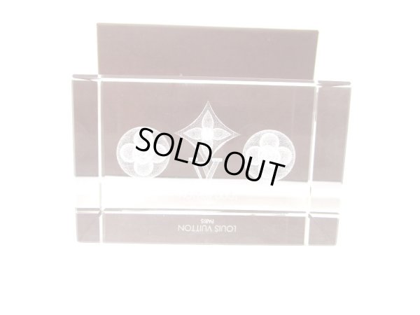 Photo2: LOUIS VUITTON Monogram Translucent Crystal Paper Weight #a643