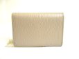 Photo2: GUCCI Double G Beige Yellow Leather Business Card Credit Card Holder #a651 (2)