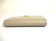 Photo6: GUCCI Double G Beige Yellow Leather Business Card Credit Card Holder #a651