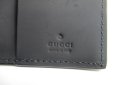 Photo10: GUCCI GG Black Rubber Effect 6 Pics Key Chain #a657