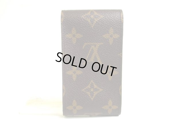 Photo2: LOUIS VUITTON Monogram Leather Brown Cigarette Cases #a667