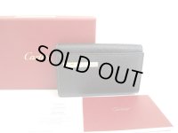 Cartier Santos Black Leather 6 Pics Key Cases #a672