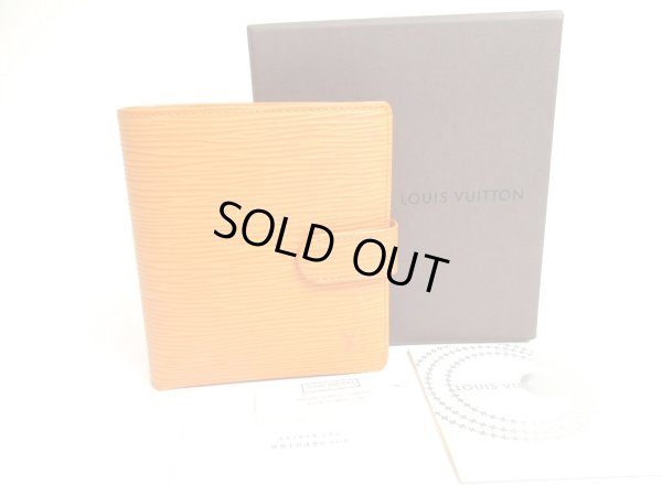 Photo1: LOUIS VUITTON Epi Mandarin Orange Leather Bifold Wallet Compact Wallet #a680