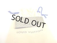 LOUIS VUITTON Stainless Steel Champs Elysees Bill Money Clip #a697