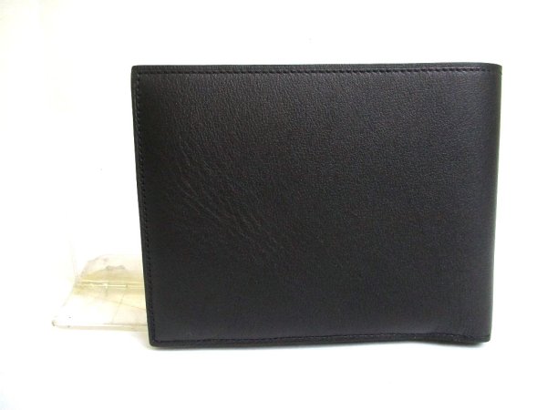 Photo2: Cartier Must de Cartier Black Leather Bifold Wallet Purse #a699