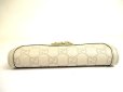 Photo6: GUCCI Interlocking G Off White Leather Bifold Long Flap Wallet #706