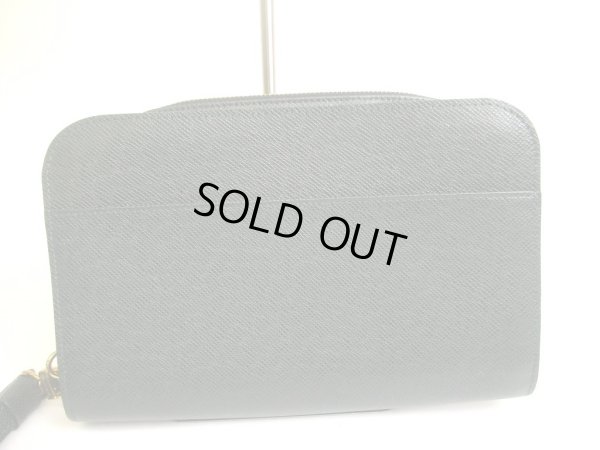 Photo2: LOUIS VUITTON Taiga Episea Leather Clutch Bag Document Case Baikal #a708