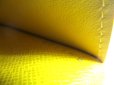 Photo11: LOUIS VUITTON Yellow Taiga Leather Long Wallet Portefeuille Brazza #a711