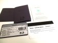 Photo11: PRADA Blue Saffiano Mtal Leather Trifold Wallet Compact Wallet #a717