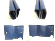 Photo8: PRADA Blue Saffiano Mtal Leather Trifold Wallet Compact Wallet #a717