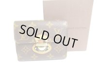 LOUIS VUITTON Monogram Leather Bifold Wallet Purse Joey #a720