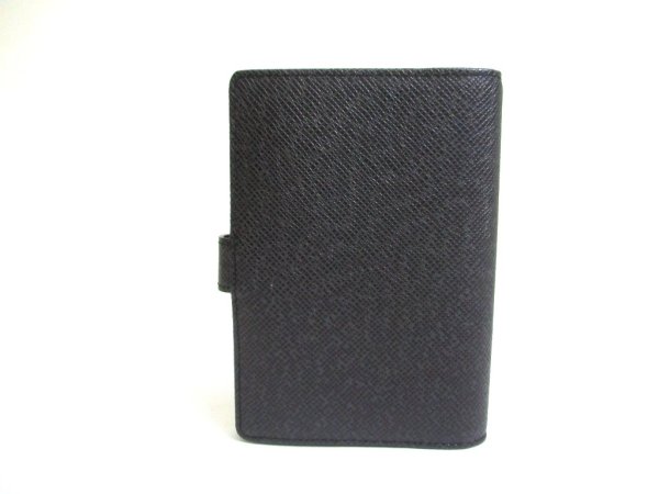Photo2: LOUIS VUITTON Taiga Ardoise Leather Small Ring Agenda Cover #a722