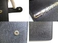 Photo9: LOUIS VUITTON Taiga Ardoise Leather Small Ring Agenda Cover #a722