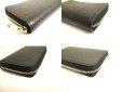 Photo7: LOUIS VUITTON Taiga Ardoise Leather Zippey Coin Purse Vertical #a724