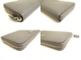 Photo7: PRADA Black Leather Large Round Zip Long Wallet #a725