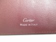 Photo10: Cartier Must de Cartier Black Leather BFlap Bil Wallet #a726