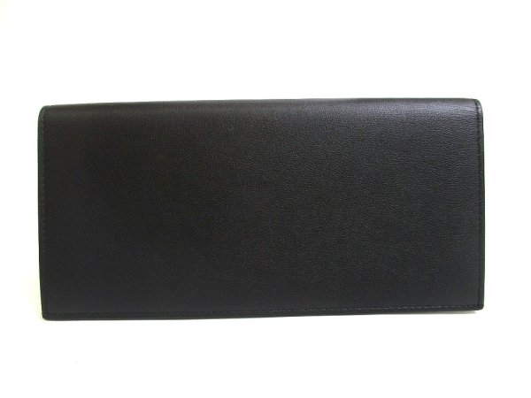 Photo2: Cartier Must de Cartier Black Leather BFlap Bil Wallet #a726