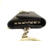 Photo6: BVLGARI Black Leather BVLGARIBVLGARI 6 Pics Key Chain #a730
