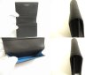 Photo8: BVLGARI Black Grain Calf Leather Business Card Case Card Holder #a731