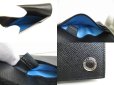 Photo9: BVLGARI Black Grain Calf Leather Business Card Case Card Holder #a731