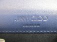 Photo10: JIMMY CHOO Plastic Starts Navy Blue Leather Credit Card Business Card Holder AYDEN #a733