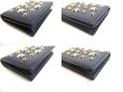 Photo7: JIMMY CHOO Plastic Starts Navy Blue Leather Credit Card Business Card Holder AYDEN #a733