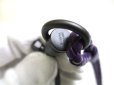 Photo10: BOTTEGA VENETA Intrecciato Puple Leather Necklace Strap #a734