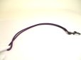 Photo9: BOTTEGA VENETA Intrecciato Puple Leather Necklace Strap #a734